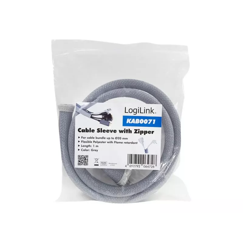 Osłona na kable LogiLink KAB0071 szara