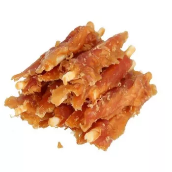 HILTON Chicken inserted with Biały rawhide stick - przysmak dla psa - 500 g