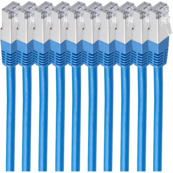 shiverpeaks BS75711-H0.25B-SET10 Kabel sieciowy niebieski 0,25 m Cat6 S/FTP (S-STP) (BS75711-H0.25B-SET10)