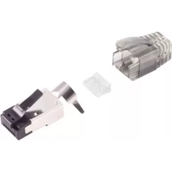 Modularne złącze RJ45 ShiverPeaks SHVP BS08-02050 Interlock — wtyk Ethernet, ekranowane złącze modułowe