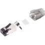 Modularne złącze RJ45 ShiverPeaks SHVP BS08-02050 Interlock — wtyk Ethernet, ekranowane złącze modułowe
