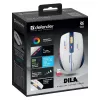 Bezprzewodowa mysz gamingowa DEFENDER MM-282 RF — symetryczna, optyczna 1800 DPI, 5 przycisków, USB, zasilana bateriami