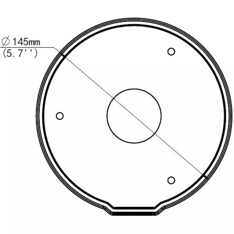 Junction box ALLNET Montagebox MiniDome ALL-CAM2495-LVEFN for MiniDome cameras