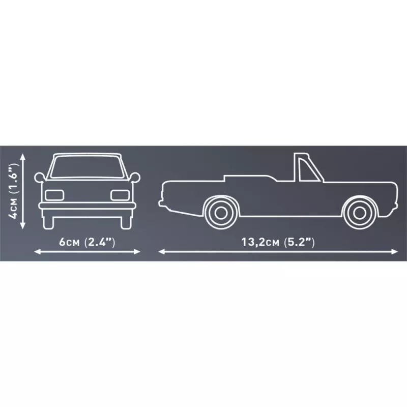 Cobi zabawka konstrukcyjna Opel Rekord C 1700 L Cabriolet zestaw modelarski, zestaw do budowy modelu w skali