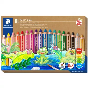 Kredka akwarelowa Staedtler Noris junior 140 Wielokolorowa 18 szt.