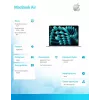 MacBook Air 13,6 cala: M4 10/10, 16 GB, 512 GB SSD, 35 W, GER - Srebrny