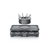 Grill do raclette Severin RG 2347 8 osób 1400 W Czarny