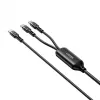 Kabel USB-C 2-w-1 Unitek C14146ABK01 1,8 m, USB-C na USB-C, 100 W PD, czarny