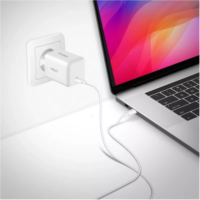 Ładowarka USB-C YENKEE G45 VOLT 45W Power Delivery 3.0, wyjście 3A