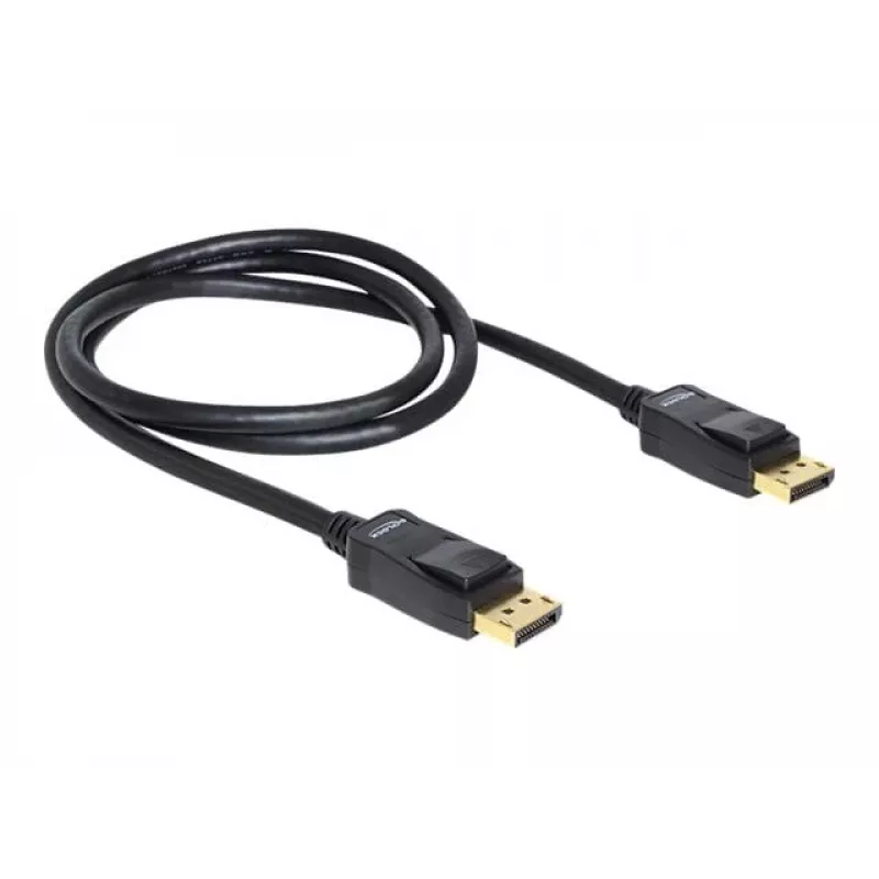 Kabel DisplayPort DeLOCK 82423 1 m męski na męski czarny