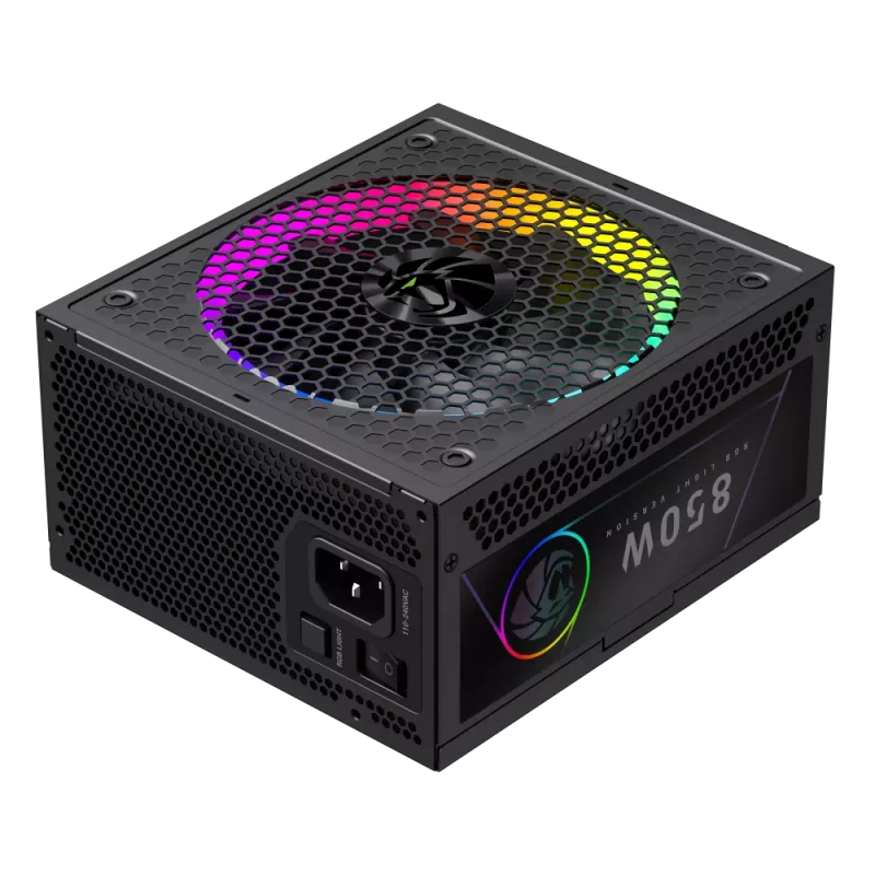 Zasilacz Gamemax, 80 PLUS, Gold | RGB 850G | 850 W