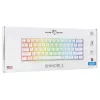Przewodowa klawiatura mechaniczna White Shark Shinobi-2 (GK-004221) — niebieskie przełączniki, biała, układ US
