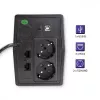 Qoltec Monolith zasilacz awaryjny (UPS) Online 1 kVA 600 W 2 gniazda SCHUKO
