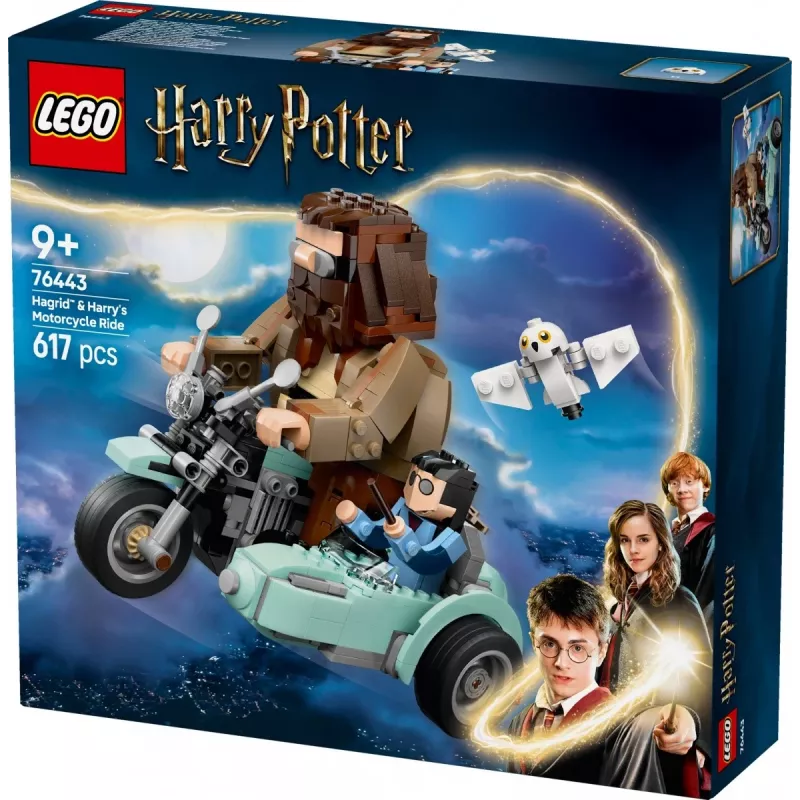 LEGO HARRY POTTER 76443 Przejażdżka Hagrida i Harry'ego na motocyklu