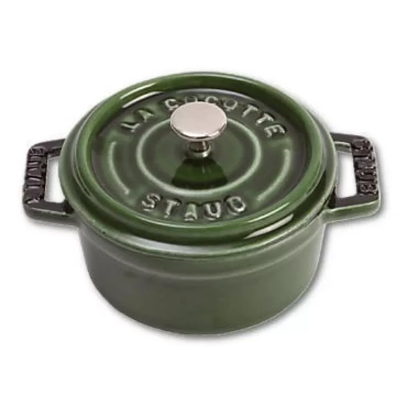 Staub 40509-804 mini cocotte 10 cm bazylikowa zieleń żeliwo