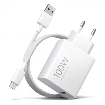 Zestaw ładowarki ściennej Xiaomi 100W Charging Combo (Type-A) EU – wysokowydajny adapter USB Type-A