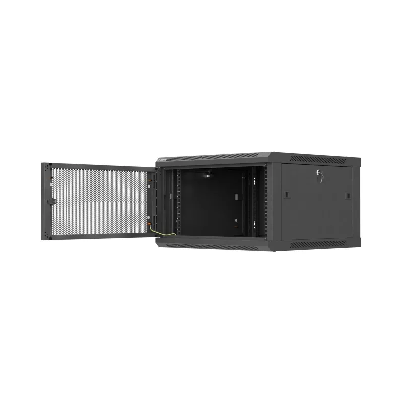 Szafa rack wisząca 19 inch 6U 600x600 czarna