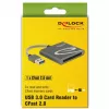 Czytnik kart DeLOCK 91525 USB 3.2 Gen 1 Szary