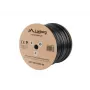 Kabel sieciowy Lanberg LCF5-30CU-0305-BK RJ45 Cat5e 305 m Czarny