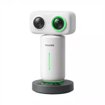 Głośnik konferencyjny Insta360 Wave Ai powered speakerphone Biały — przenośne urządzenie konferencyjne