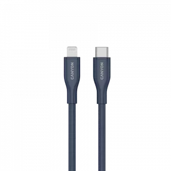 Kabel USB‑C do Lightning CANYON CLNM60 60W MFi 1 m silikonowy niebieski