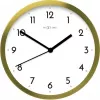 NeXtime zegar 2523gw Arabic, Ø44 cm, ścienny, złoty/biały