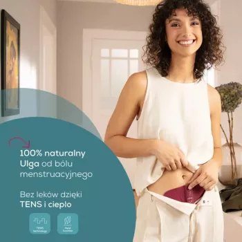 Masażer menstruacyjny Beurer EM 50 Berry — elektryczne urządzenie łagodzące ból menstruacyjny