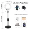 Lampa pierścieniowa LED Puluz z regulowaną podstawą PU391