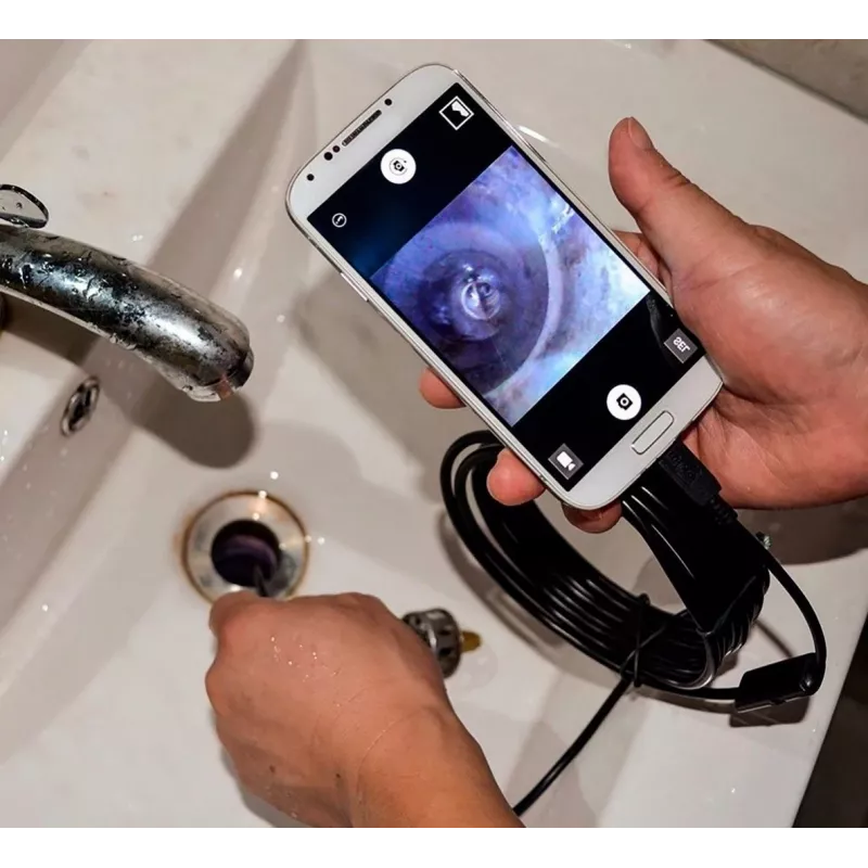 USB endoskop MEDIA-TECH ENDOSCOPE 66° CMOS, 640x480 30fps, IP67, 6 LED, magnes i haczyk