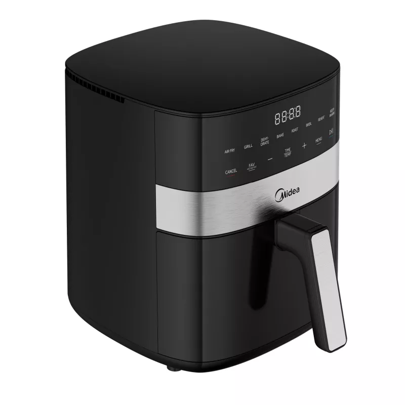 Frytkownica powietrzna Midea | MF-CN65E | Moc 1700 W | Pojemność 6,5 L | Czarny