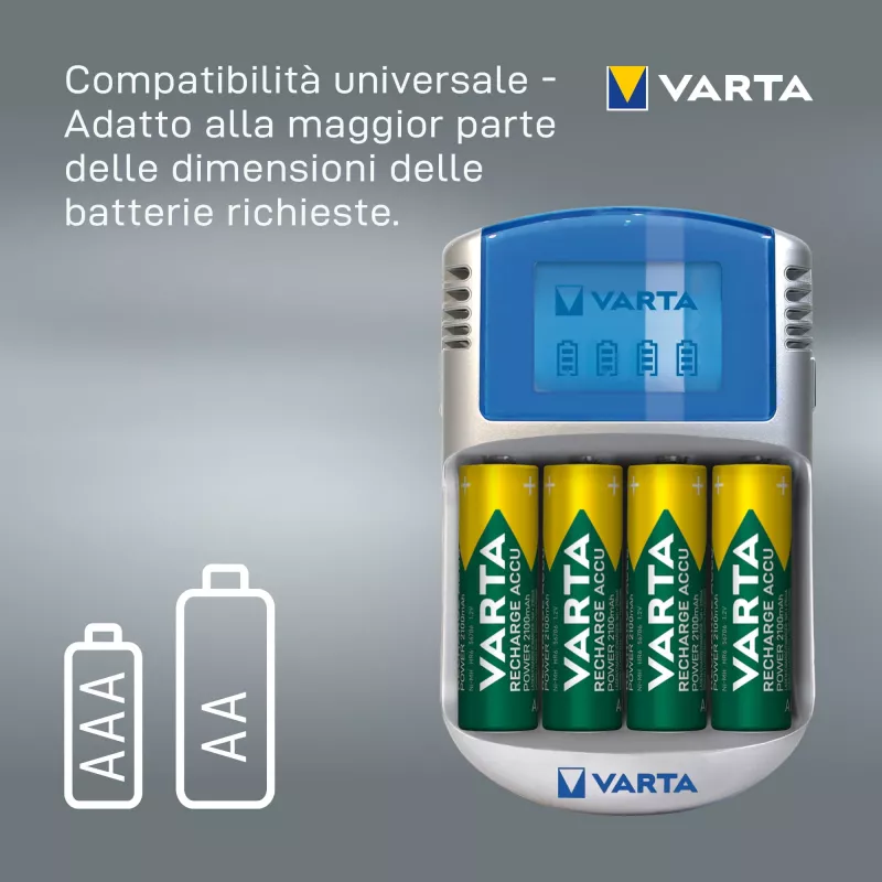 Ładowarka do akumulatorów Varta POWERLCD