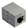 RJ-45 Modular Coupler VALUE Cat.6 ekranowany srebrny