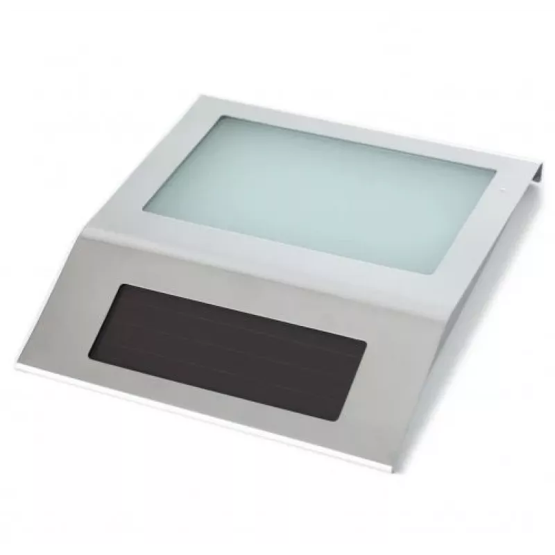 Zewnętrzna lampa LED na numer domu MACLEAN MCE172 – zasilana energią słoneczną iluminacja nocna dla widoczności adresu