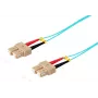 Kabel światłowodowy ShiverPeaks 77925/3 5m SC Turkusowy