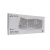 Klawiatura bezprzewodowa SBOX WK-905 US — beżowa, bezprzewodowe połączenie USB, układ US