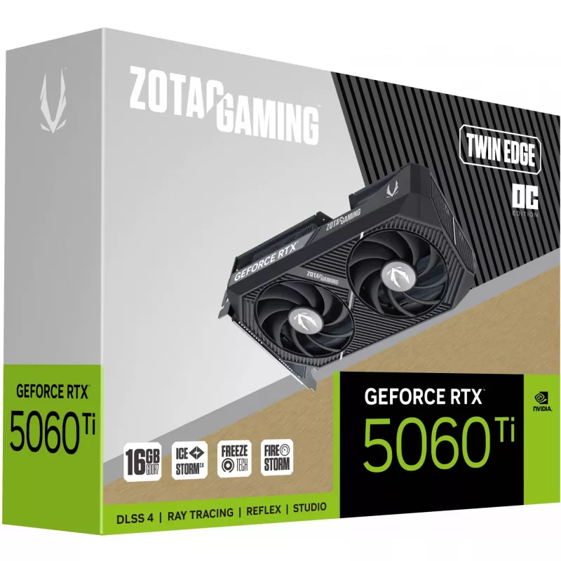 Karta graficzna ZOTAC GAMING GeForce RTX 5060 Ti Twin Edge OC 16GB GDDR7