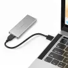 Aluminiowa obudowa QOLTEC 51833 dla dysku M.2 SSD, SATA na USB 3.0, obsługa do 2 TB