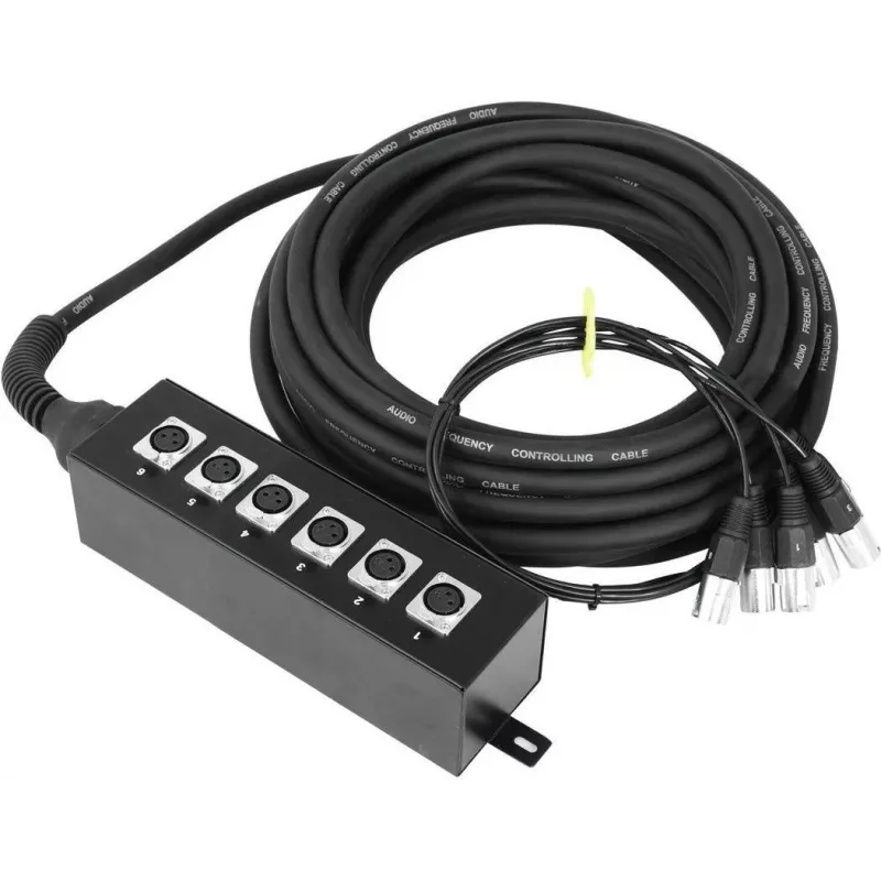 Stagebox Omnitronic Multicore 20m — 6-kanałowy kabel typu stage snake