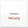 JUNG Wippe Heizungsnotsch. AS591HWW AS 500/A plus alpinweiss AS591HWW (AS591HWW)