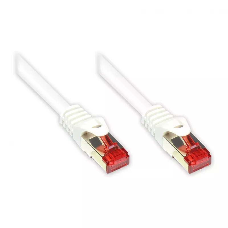 Kabel sieciowy Alcasa 0.25m RJ-45 Cat6 Biały