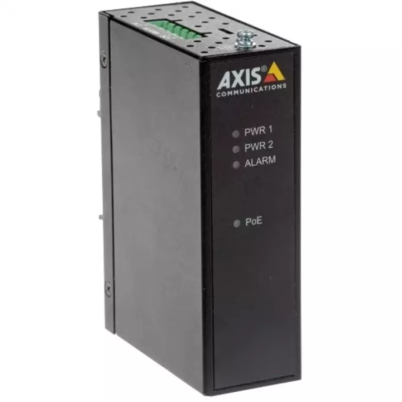 AXIS T8144 Industrial Midspan - Zasilacz PoE - DC 20-60 W - Czarny (01154-001)