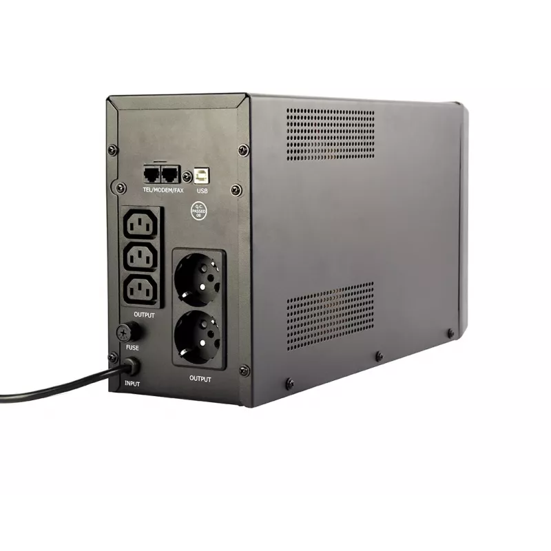 Gembird EG-UPS-035 zasilacz awaryjny (UPS) Line-Interactive 2 kVA 1200 W 5 gniazd AC