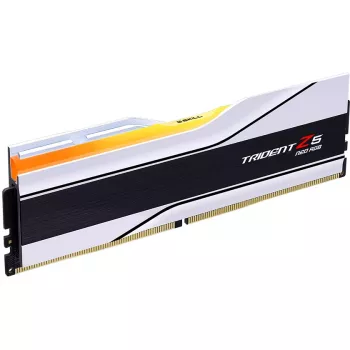DIMM 32 GB DDR5-6400 (2x 16 GB) Dual-Kit, Arbeitsspeicher weiß, F5-6400J3239G16GX2-TZ5NRW, Trident Z5 NEO RGB, AMD EXPO