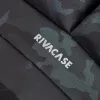 Plecak Rivacase Sherwood Camouflage, granatowy Poliester, poliuretan