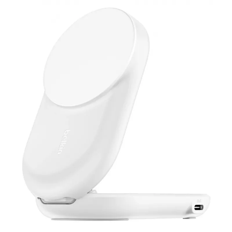 Belkin Qi2 Bezprzewodowa ładowarka wewnętrzna USB Szybkie ładowanie Biała 1.5m