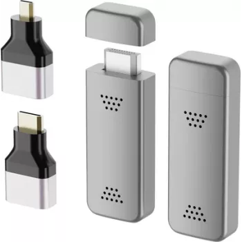 SpeaKa Professional HDMI Wireless Transmission Set 5 GHz 1920 x 1080 Pixel loop-through (30120-WSE01-1-01)