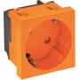 OBO 6120075 Wkład urządzenia Pojedyncze gniazdo wtyczkowe Szer. x Wys. x Głęb. 45 x 45 x 42 mm 1 szt. (6120075)