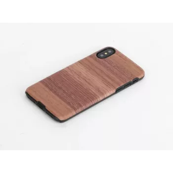 Etui na telefon man and wood do iPhone X/XS, Strato Czarny, ochronna twarda skorupa