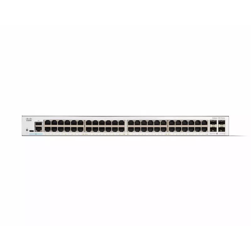 Przełącznik zarządzalny Cisco Catalyst 1200-48T-4G 48 portów GE 4x1GE SFP