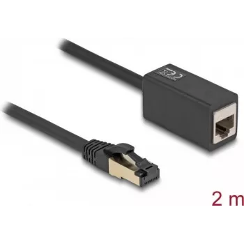 Delock 87106 Ethernet kabel krosowy Czarny